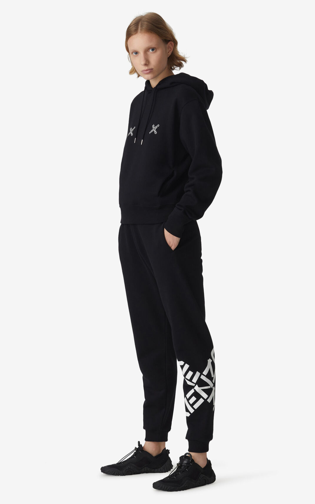 Kenzo Sport Big X スウェットパンツ レディース 黒 - FTYUOX659